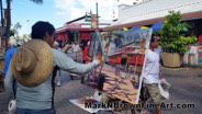 PLEIN AIR PAINTING - CHINATOWN - Hawaii Artist Mark Brown Plein Air Painting Winter 2017 Photos 2 06