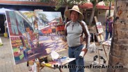 PLEIN AIR PAINTING - CHINATOWN - Hawaii Artist Mark Brown Plein Air Painting Winter 2017 Photos 2 07