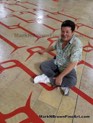 FLOOR MURAL - Hawaii Artist Mark Brown Plein Air Painting Winter 2017 Photos 2 12